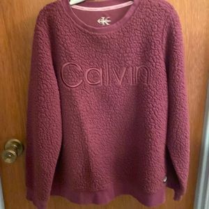 Calvin  Klein sweat Shirt size Small. Purple